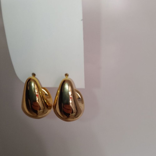 Earrings gold color drop design new
