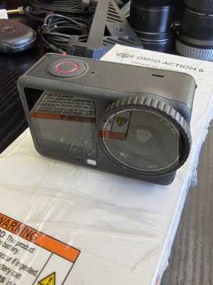 DJI Osmo Action 6 camera like new with extra battery and triple charger
