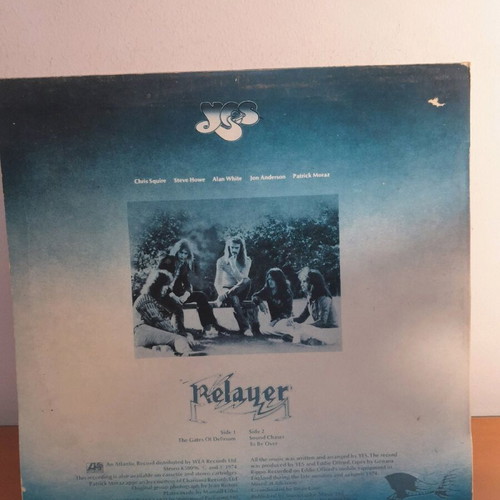 Relayer Yes vinyl used in good condition