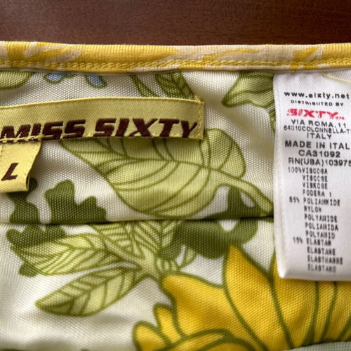 Miss Sixty L made dress in Italy like new genuine.