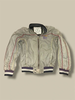 Vintage Guess bomber jacket μεταχειρισμένο, γκρι, μέγεθος Μ