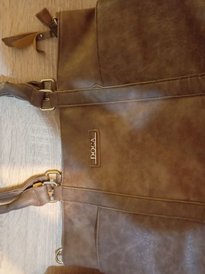 Doca shoulder bag used, medium brown