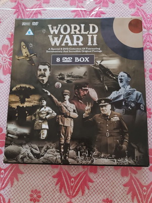 World War II 8 DVD box like new, documentary in English