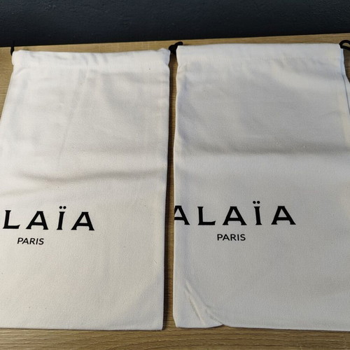 ALAIA Paris leather shoe box and dustbags used
