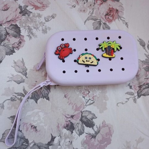 Lilac wallet like new, summer style for coins or small items