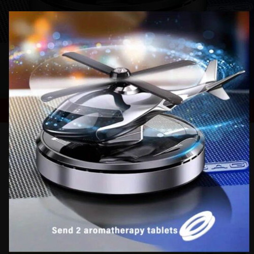Aromatic solar helicopter for car new