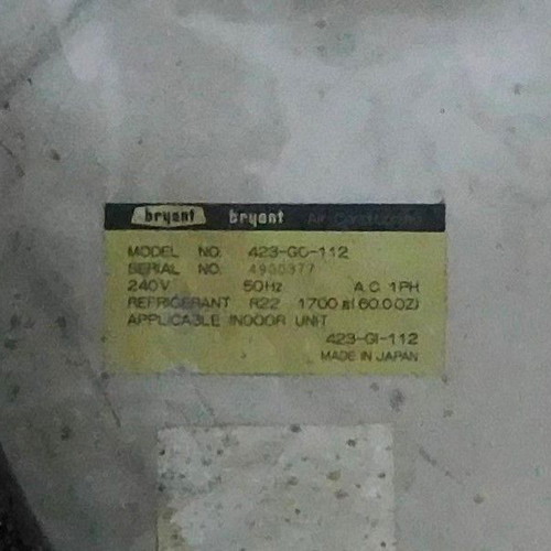 Goldair 423 air conditioner used, Japanese made