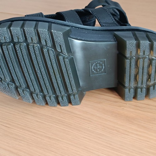 Dr. Martens Ricki Gladiator Platform Sandals Black Size 37