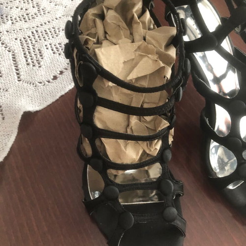 Adams Shoes black sandals size 37 like new