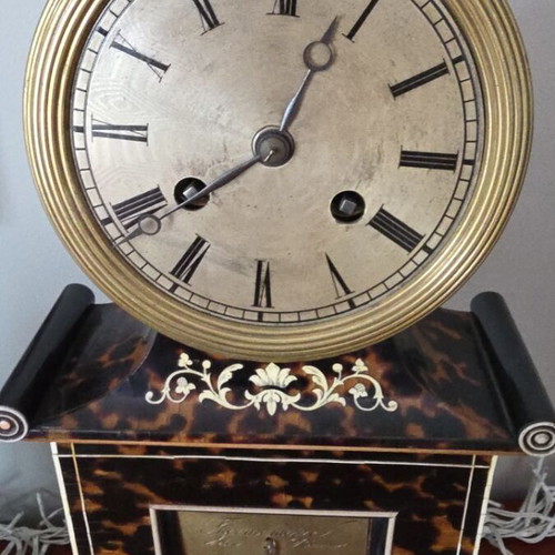 Pendule Thermometre Rollet a Paris Charles X period clock