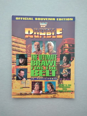WWF/WWE Royal Rumble 1992 Official Souvenir Edition Program