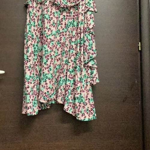 Silvian Heach Leopard Dress Size 44 New, Pink and Black