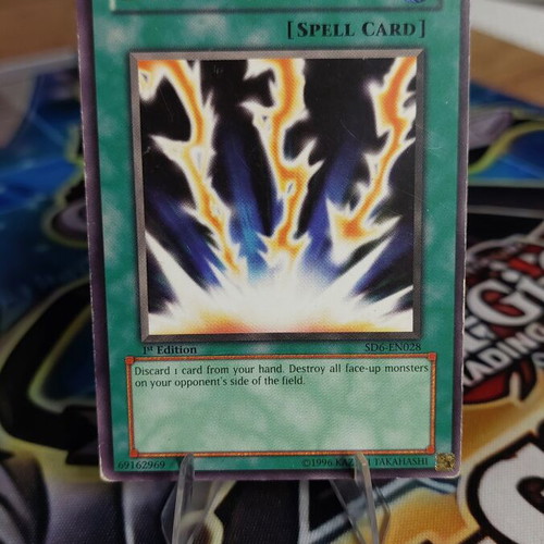 Lightning Vortex 1st Edition Yu-Gi-Oh! card
