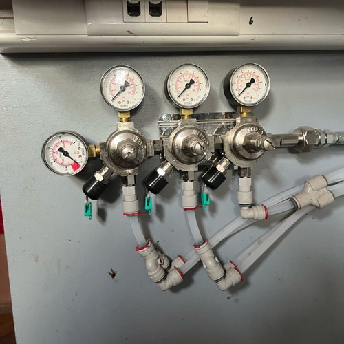 Beer Keg Cooling Chamber used with 12-Tap Dispensing System