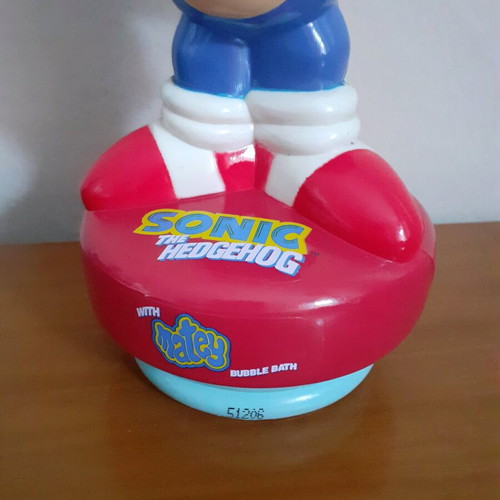 Sonic bubble bath figure 450ml new