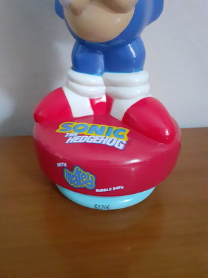 Sonic bubble bath figure 450ml new