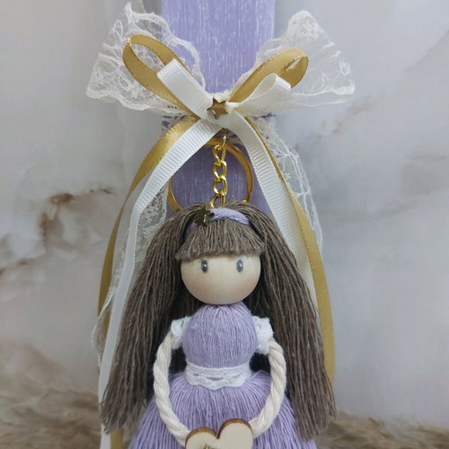 Handmade Easter set with candle, jewelry box and bookmark