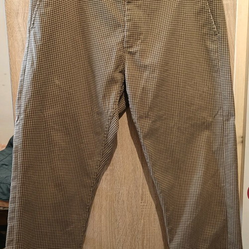 Obey Men's Houndstooth Pants Size 32 Used, Beige