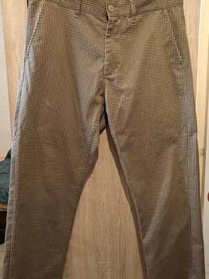 Obey Men's Houndstooth Pants Size 32 Used, Beige