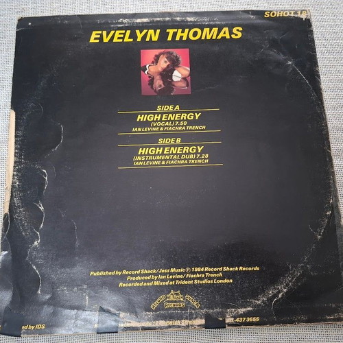 Evelyn Thomas High-Energy 12' vinyl used, electronic