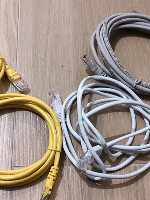 Ethernet cables like new, pack or individual