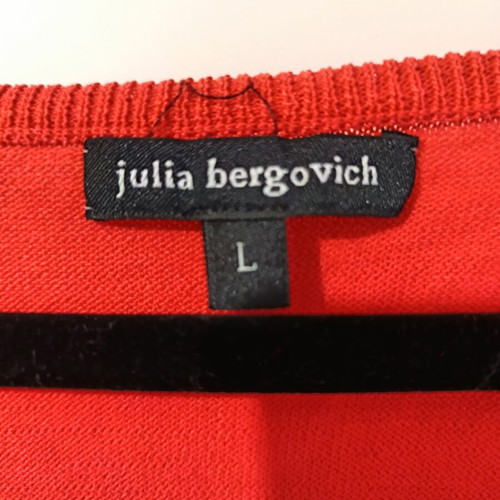 Julia Bergovich sleeveless top like new, red, size S-M