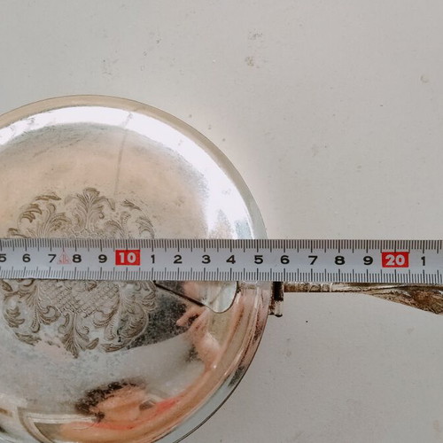 Vintage Silver-Plated Silent Butler Crumb Catcher and Ashtray