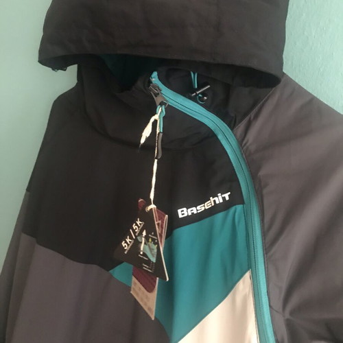 Basehit women's waterproof jacket with hood and fleece lining new