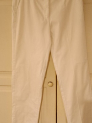 Benetton White Trousers Size S Like New