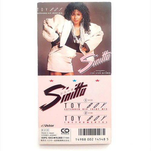 Sinitta Toy Boy 3-inch Mini CD single like new, pop