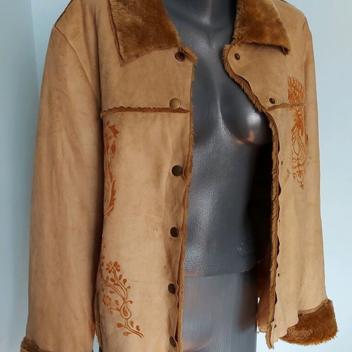 Bon'a Parte women's designer jacket used, beige and brown