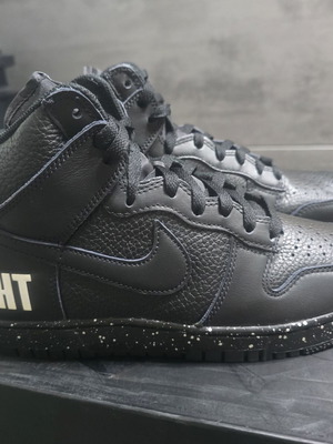 UNDERCOVER x Nike Dunk High Chaos Triple Black sneakers size 42.5 new