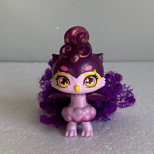 Mattel Cloudees mini cloud pet figure purple owl used