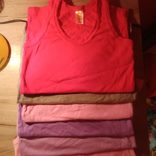 Nina Club cotton tank tops new, pack of 6 for 12-year-old girls