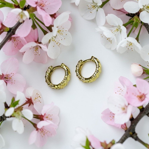 Earring Silver 925 new, gold color