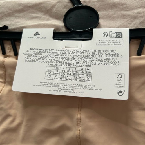 Primark Smoothing Shapewear Shorts M new, beige