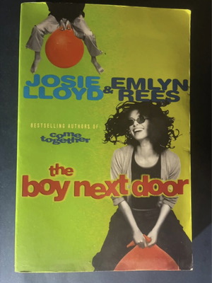 The Boy Next Door paperback book used, Josie Lloyd & Emlyn Rees