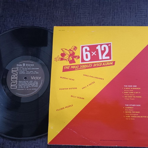 6 x 12 Maxi Singles Disco Album like new, electronic