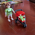 Playmobil Fit Jogging Mom με Καρότσι Μωρού σαν καινούργιο