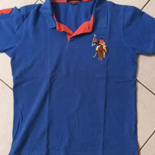 Polo Club shirt like new, size XS-S-M, blue and red