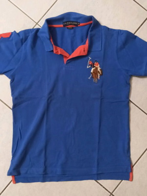 Polo Club shirt like new, size XS-S-M, blue and red