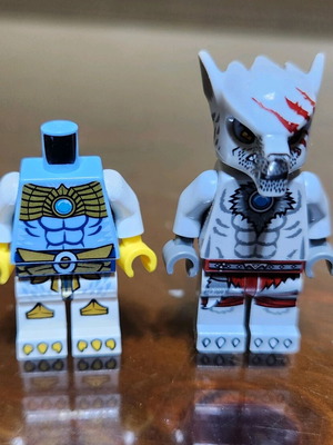Lego Legends of Chima 2 figures used