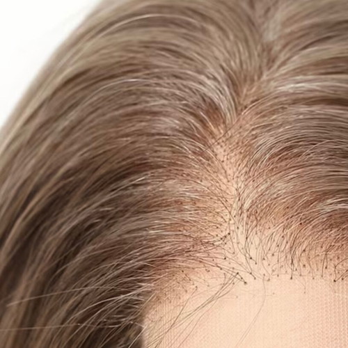 Human hair wig new, front lace, 5 blonde tones