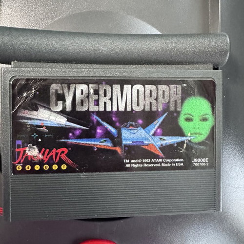 Atari Jaguar 64 console used with joystick adapter tested