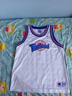 NBA Space Jam Champion 90s jersey used, authentic, size XL 18-20