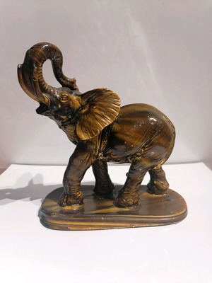 Marble elephant figurine used