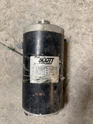 Electric motor 24 V used