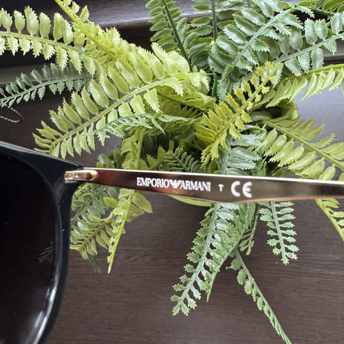 Emporio Armani sunglasses used, black