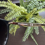 Emporio Armani sunglasses used, black