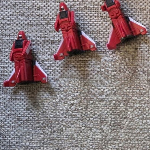 Transformers figures used, pack of 5, non-original Hasbro